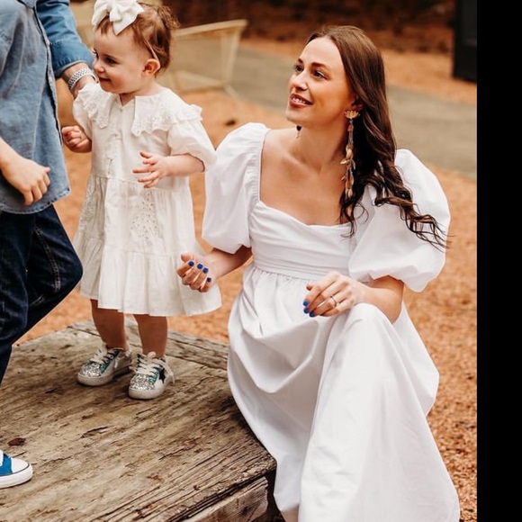 Zara DRAPED POPLIN DRESS - Picture 6 of 12